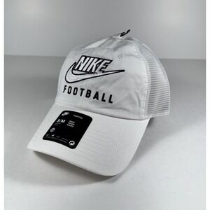 NIKE Club Unstructured Football Futura Swoosh Mesh Hat Men's S/M *NEW* C11351